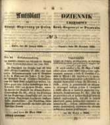 Amtsblatt der K&ouml;niglichen Regierung zu Posen. 1855.01.30 Nr.5