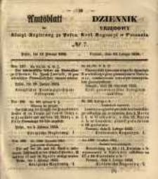 Amtsblatt der Königlichen Regierung zu Posen. 1855.02.13 Nr.7