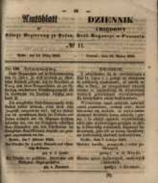 Amtsblatt der K&ouml;niglichen Regierung zu Posen. 1855.03.13 Nr.11