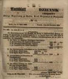Amtsblatt der K&ouml;niglichen Regierung zu Posen. 1855.04.10 Nr.15