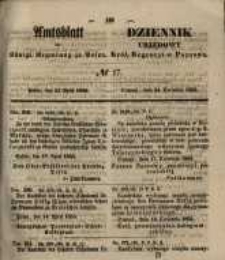 Amtsblatt der Königlichen Regierung zu Posen. 1855.04.24 Nr.17