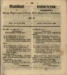 Amtsblatt der K&ouml;niglichen Regierung zu Posen. 1855.07.03 Nr.27