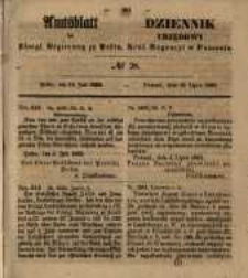 Amtsblatt der K&ouml;niglichen Regierung zu Posen. 1855.07.10 Nr.28