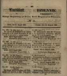 Amtsblatt der K&ouml;niglichen Regierung zu Posen. 1855.08.21 Nr.34