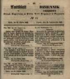 Amtsblatt der Königlichen Regierung zu Posen. 1855.10.23 Nr. 43