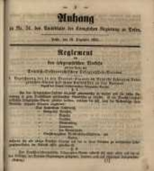 Anhang zu Nro. 51 des Amtsblatts der Königlichen Regierung zu Posen. Posen, den 18. December 1855
