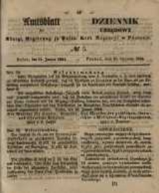 Amtsblatt der K&ouml;niglichen Regierung zu Posen. 1854.01.31 Nro.5