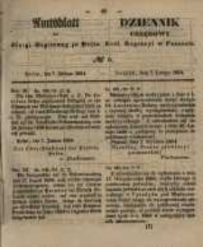 Amtsblatt der K&ouml;niglichen Regierung zu Posen. 1854.02.07 Nro.6