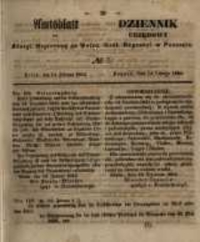 Amtsblatt der K&ouml;niglichen Regierung zu Posen. 1854.02.14 Nro.7
