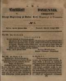 Amtsblatt der K&ouml;niglichen Regierung zu Posen. 1854.02.21 Nro.8
