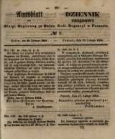 Amtsblatt der K&ouml;niglichen Regierung zu Posen. 1854.02.28 Nro.9