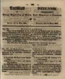 Amtsblatt der K&ouml;niglichen Regierung zu Posen. 1854.03.14 Nro.11