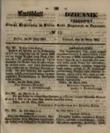 Amtsblatt der K&ouml;niglichen Regierung zu Posen. 1854.03.28 Nro.13