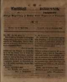 Amtsblatt der K&ouml;niglichen Regierung zu Posen. 1854.04.11 Nro.15