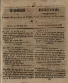 Amtsblatt der K&ouml;niglichen Regierung zu Posen. 1854.04.18 Nro.16