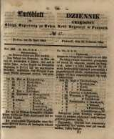 Amtsblatt der K&ouml;niglichen Regierung zu Posen. 1854.04.25 Nro.17