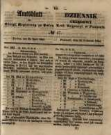 Amtsblatt der Königlichen Regierung zu Posen. 1854.04.25 Nro.17