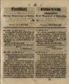Amtsblatt der K&ouml;niglichen Regierung zu Posen. 1854.05.02 Nro.18