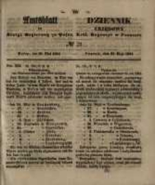 Amtsblatt der K&ouml;niglichen Regierung zu Posen. 1854.05.23 Nro.21