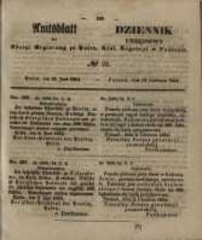 Amtsblatt der K&ouml;niglichen Regierung zu Posen. 1854.06.13 Nro.24