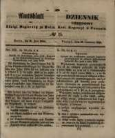 Amtsblatt der K&ouml;niglichen Regierung zu Posen. 1854.06.20 Nro.25