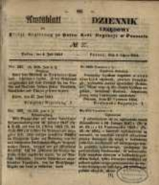 Amtsblatt der K&ouml;niglichen Regierung zu Posen. 1854.07.04 Nro.27