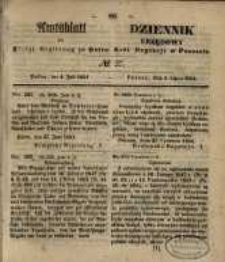 Amtsblatt der Königlichen Regierung zu Posen. 1854.07.04 Nro.27