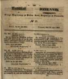 Amtsblatt der Königlichen Regierung zu Posen. 1854.07.18 Nro.29