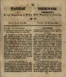 Amtsblatt der K&ouml;niglichen Regierung zu Posen. 1854.07.25 Nro.30