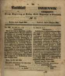 Amtsblatt der K&ouml;niglichen Regierung zu Posen. 1854.08.08 Nro.32