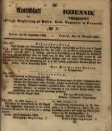 Amtsblatt der Königlichen Regierung zu Posen. 1854.09.12 Nro.37