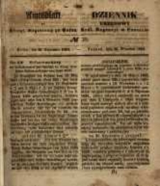 Amtsblatt der K&ouml;niglichen Regierung zu Posen. 1854.09.26 Nro.39