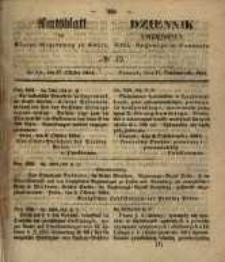 Amtsblatt der K&ouml;niglichen Regierung zu Posen. 1854.10.17 Nro.42