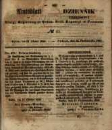 Amtsblatt der K&ouml;niglichen Regierung zu Posen. 1854.10.24 Nro.43