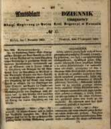Amtsblatt der Königlichen Regierung zu Posen. 1854.11.07 Nro.45