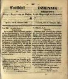 Amtsblatt der K&ouml;niglichen Regierung zu Posen. 1854.11.21 Nro.47