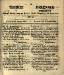 Amtsblatt der Königlichen Regierung zu Posen. 1854.12.12 Nro.50