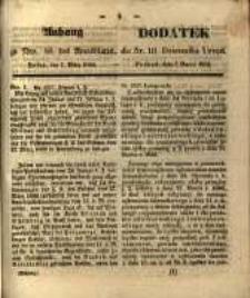 Dodatek do Nr. 10. Dziennika Urzęd. Poznań, 7. Marca 1854