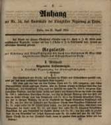 Dodatek do Nr. 34. Dziennika Urzęd. Poznań, 21. Sierpnia 1855.