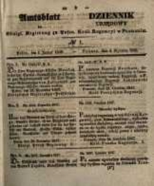 Amtsblatt der Königlichen Regierung zu Posen. 1848.01.04 Nro.1