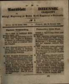 Amtsblatt der K&ouml;niglichen Regierung zu Posen. 1848.01.18 Nro.3
