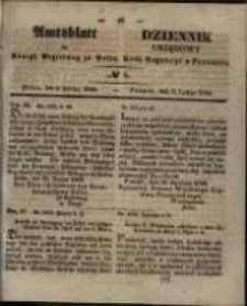Amtsblatt der K&ouml;niglichen Regierung zu Posen. 1848.02.08 Nro.6