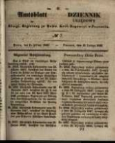 Amtsblatt der K&ouml;niglichen Regierung zu Posen. 1848.02.15 Nro.7