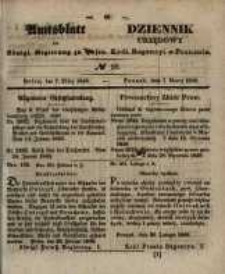 Amtsblatt der K&ouml;niglichen Regierung zu Posen. 1848.03.08 Nro.10