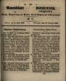 Amtsblatt der Königlichen Regierung zu Posen. 1848.04.19 Nro.16