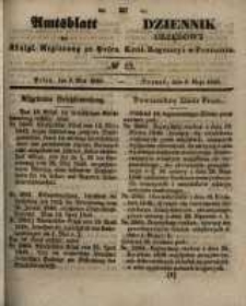 Amtsblatt der K&ouml;niglichen Regierung zu Posen. 1848.05.10 Nro.19