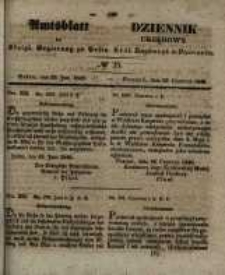 Amtsblatt der K&ouml;niglichen Regierung zu Posen. 1848.06.21 Nro.25