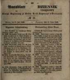 Amtsblatt der K&ouml;niglichen Regierung zu Posen. 1848.07.12 Nro.28
