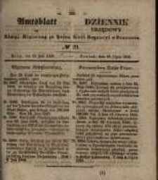 Amtsblatt der K&ouml;niglichen Regierung zu Posen. 1848.07.19 Nro.29