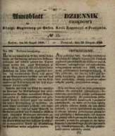Amtsblatt der K&ouml;niglichen Regierung zu Posen. 1848.08.30 Nro.35